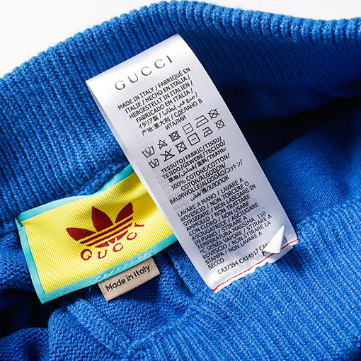 コラボ!! グッチ x アディダス ハーフパンツ GUCCI ニット スウェットパンツ