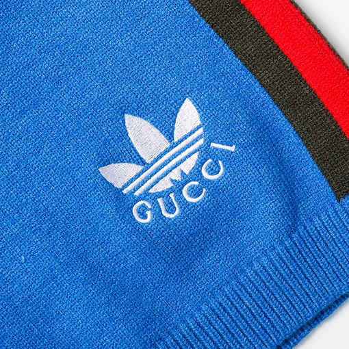 コラボ!! グッチ x アディダス ハーフパンツ GUCCI ニット スウェットパンツ