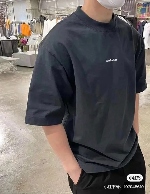 アクネ ストゥディオズ 半袖 スーパーコピー   ACNESTUDIOS 半袖 Tシャツ ★ 全5色