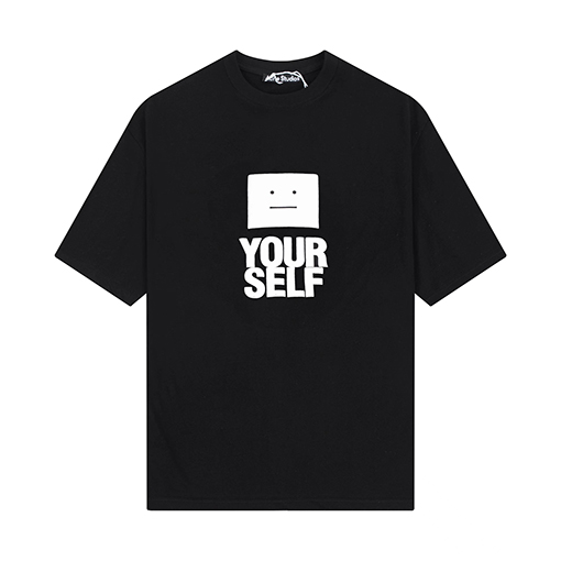 アクネ ストゥディオズ 半袖 スーパーコピー   ACNESTUDIOS .YOURSELFロゴプリント