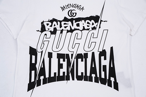 コラボ✦ グッチ x バレンシアガ 半袖Tシャツ  全3色
