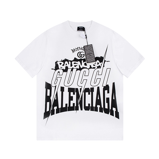 コラボ✦ グッチ x バレンシアガ 半袖Tシャツ  全3色