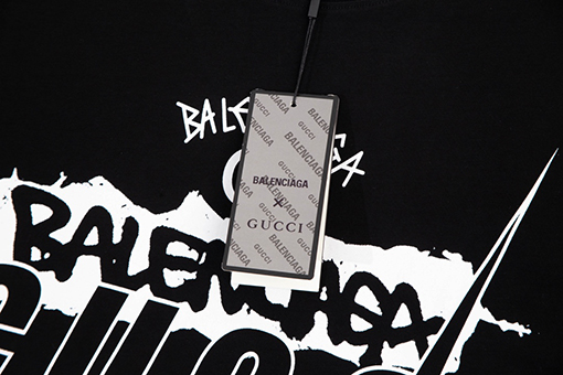 コラボ✦ グッチ x バレンシアガ 半袖Tシャツ  全3色