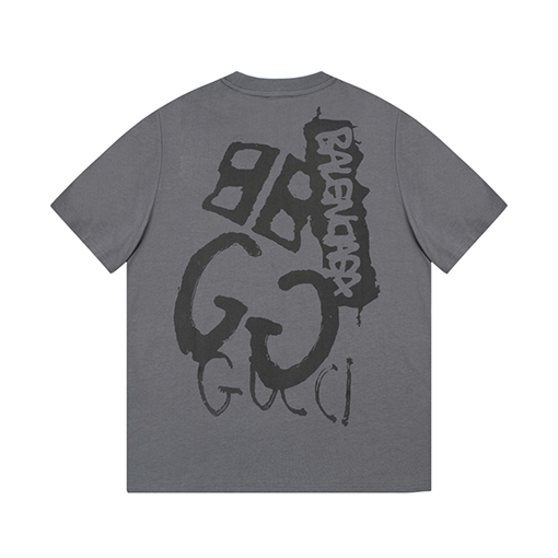 コラボ✦ グッチ x バレンシアガ 半袖Tシャツ  全3色