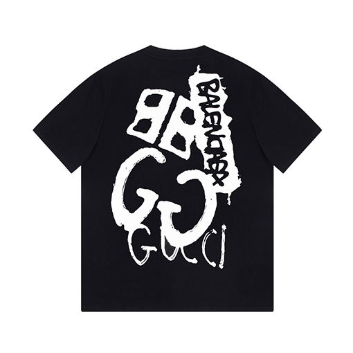 コラボ✦ グッチ x バレンシアガ 半袖Tシャツ  全3色