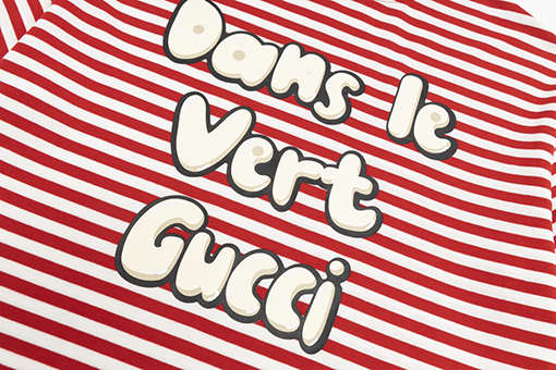 入荷!!グッチ 半袖Tシャツ Dans Le Vert Gucciロゴ