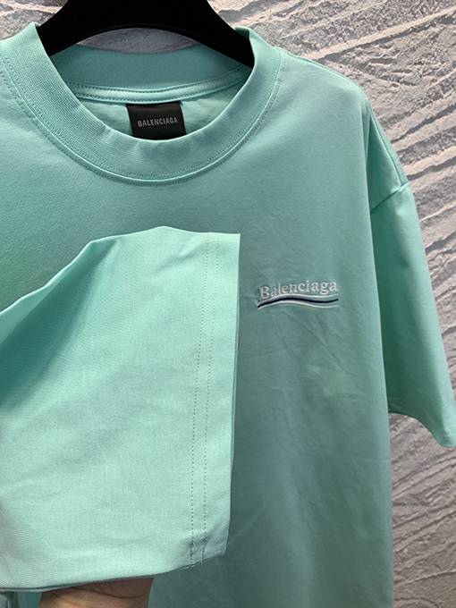 バレンシアガ半袖Tシャツ BALENCIAGAコーラ刺繍  Tシャツ