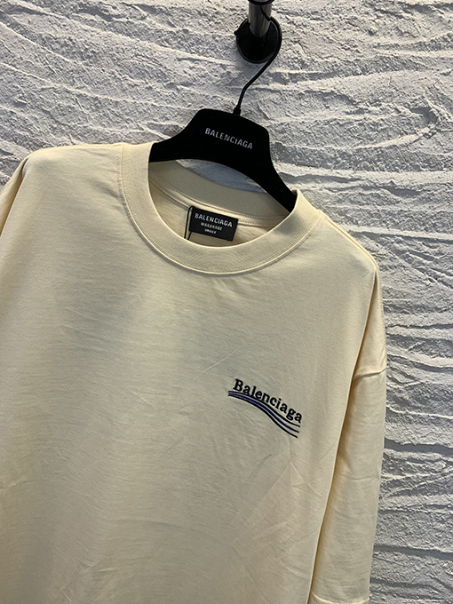 バレンシアガ半袖Tシャツ BALENCIAGAコーラ刺繍  Tシャツ