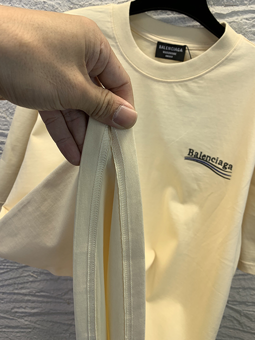 バレンシアガ半袖Tシャツ BALENCIAGAコーラ刺繍  Tシャツ