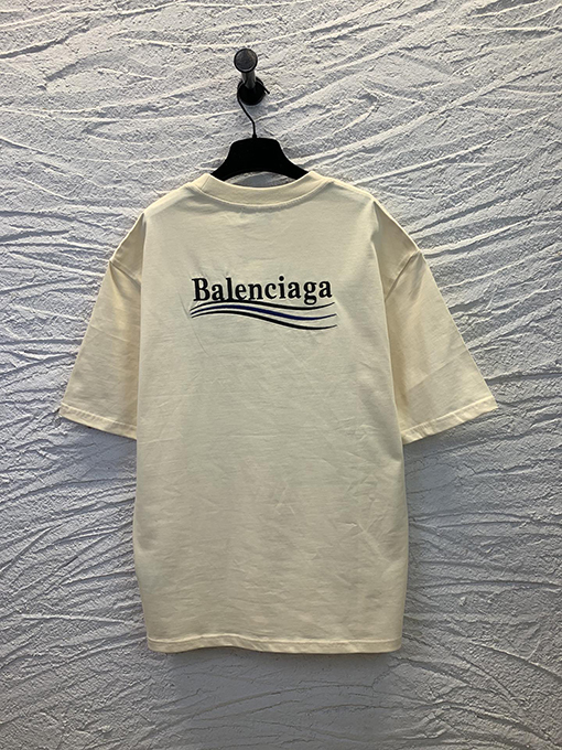 バレンシアガ半袖Tシャツ BALENCIAGAコーラ刺繍  Tシャツ
