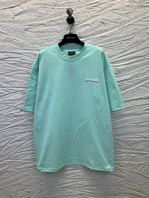 バレンシアガ半袖Tシャツ BALENCIAGAコーラ刺繍  Tシャツ
