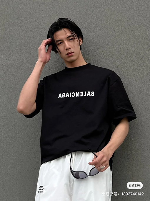 バレンシアガ半袖Tシャツ BALENCIAGAロゴTシャツ