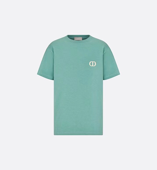 ディオール 半袖 Tシャツ CD刺繍ロゴ