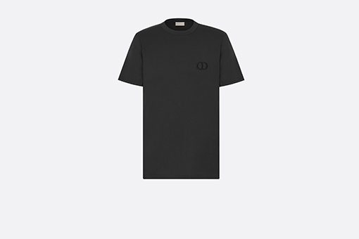 ディオール 半袖 Tシャツ CD刺繍ロゴ
