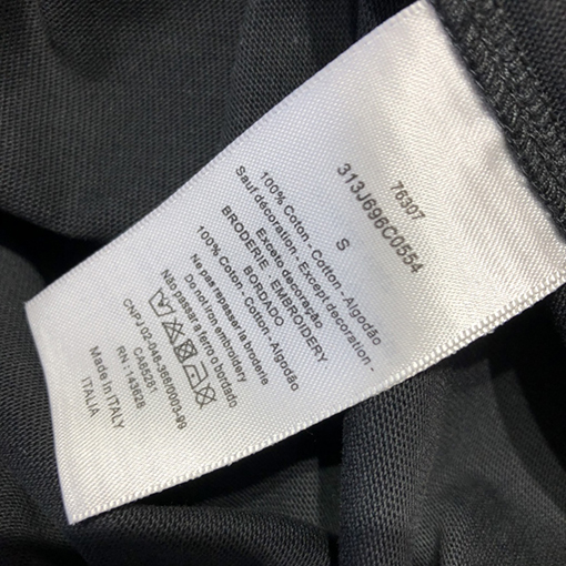 ディオール 半袖 Tシャツ CD刺繍ロゴ