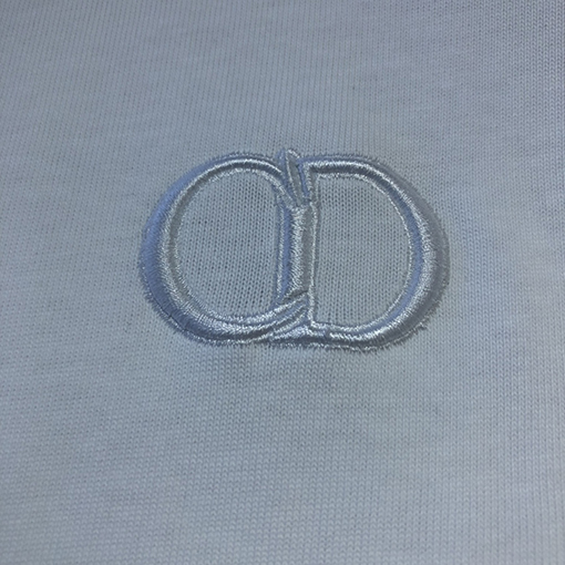 ディオール 半袖 Tシャツ CD刺繍ロゴ