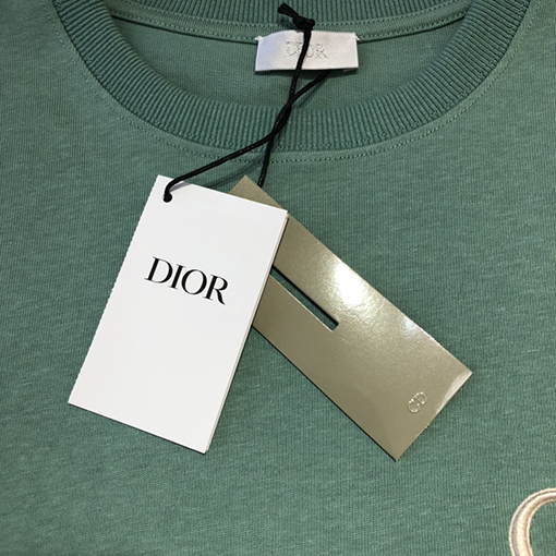 ディオール 半袖 Tシャツ CD刺繍ロゴ