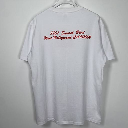 23SS シュプリーム半袖Tシャツ LA Hollywood 半袖Tシャツ LA BOX LOGO TEE