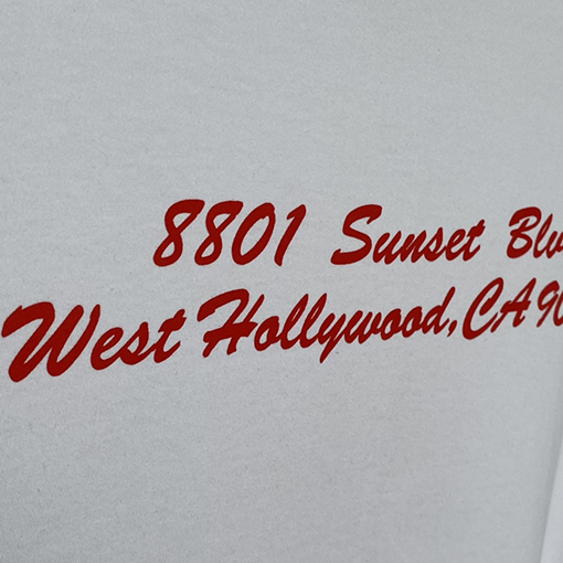 23SS シュプリーム半袖Tシャツ LA Hollywood 半袖Tシャツ LA BOX LOGO TEE