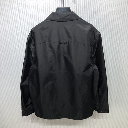 23新品!! プラダ シャツ PRADA おしゃれ シャツ PRADA三角ロゴプレート