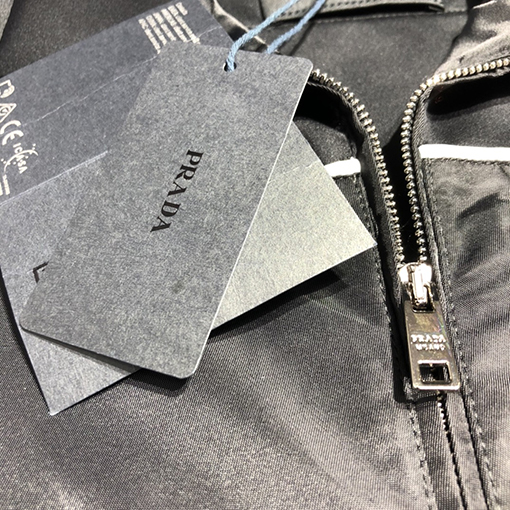 23新品!! プラダ ジャケット アウター PRADA三角ロゴプレート