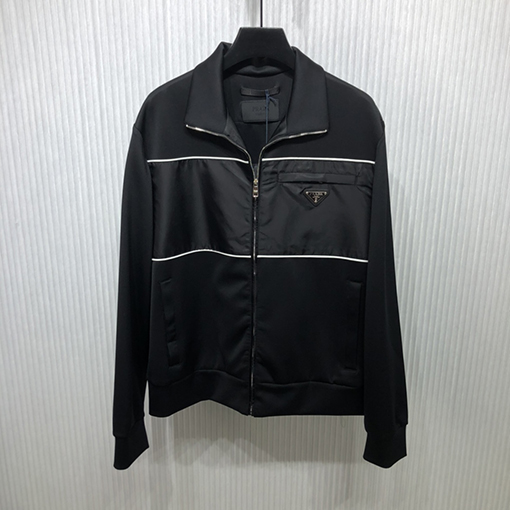 23新品!! プラダ ジャケット アウター PRADA三角ロゴプレート