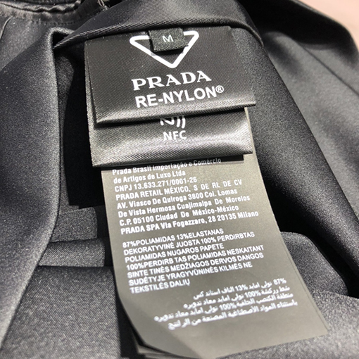 23新品!! プラダ ジャケット アウター   PRADA三角ロゴプレート