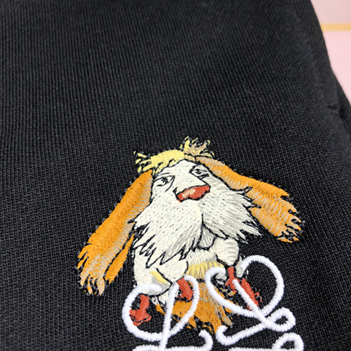 ロエベスウェットパンツ LOEWE 刺繍ロゴパンツ