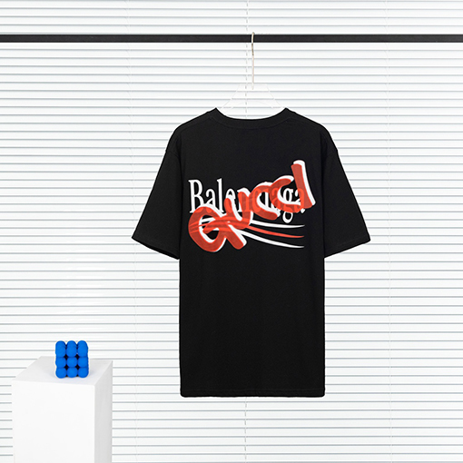 コラボ✦ グッチ x バレンシアガ プリント半袖Tシャツ メンズレディース 半袖 Tシャツの通販