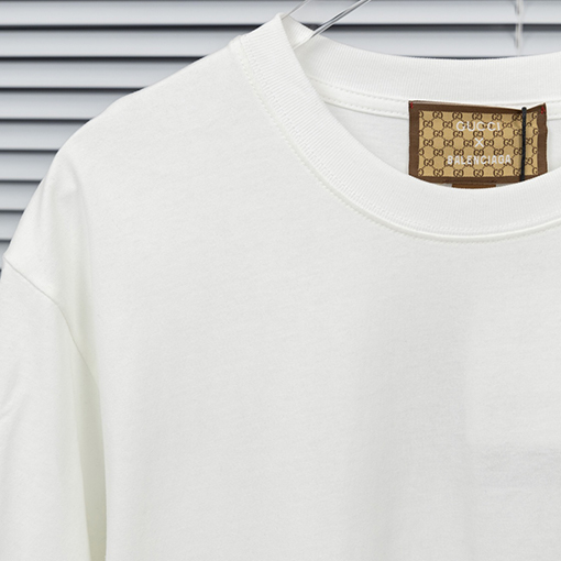 コラボ✦ グッチ x バレンシアガ プリント半袖Tシャツ メンズレディース 半袖 Tシャツの通販