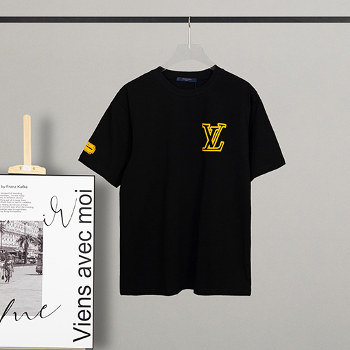 ヴィトン 半袖Tシャツ LVプリント半袖Tシャツ