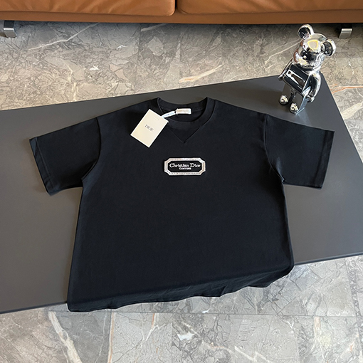 ディオール半袖Tシャツスーパーコピー DIOR CD刺繍