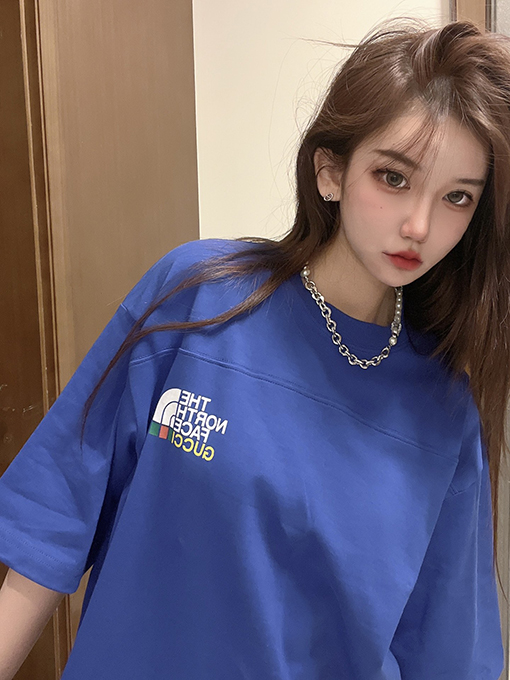 グッチ  x ノースフェイス 半袖Tシャツ  GUCCIメンズファッション通販
