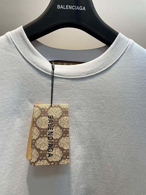 コラボ✦ グッチ x バレンシアガ GG & BB 刺繍半袖Tシャツ