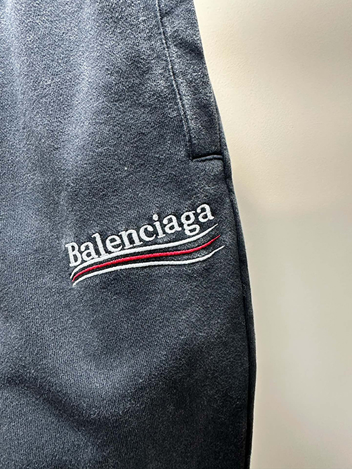 バレンシアガ スウェットパンツBALENCIAGA 刺繍メンズ スウェットパンツ ファッション