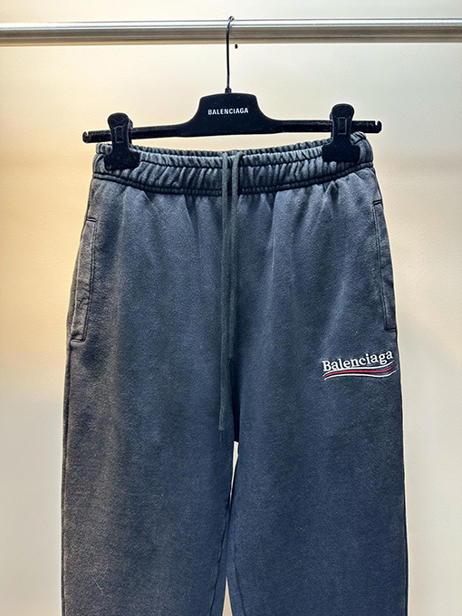 バレンシアガ スウェットパンツBALENCIAGA 刺繍メンズ スウェットパンツ ファッション