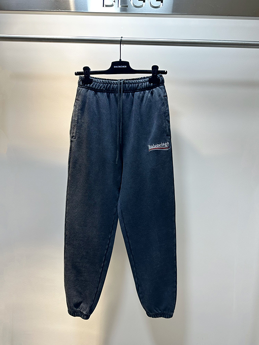 バレンシアガ スウェットパンツBALENCIAGA 刺繍メンズ スウェットパンツ ファッション