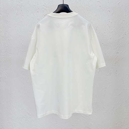マルタンマルジェラ 半袖 スーパーコピー Maison Margielaロゴ プリント 半袖Tシャツ