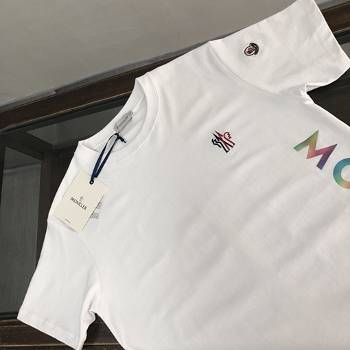 モンクレール 半袖Tシャツ MONCLERプリント半袖Tシャツメンズファッション通販  2色