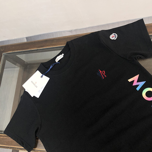 モンクレール 半袖Tシャツ MONCLERプリント半袖Tシャツメンズファッション通販  2色