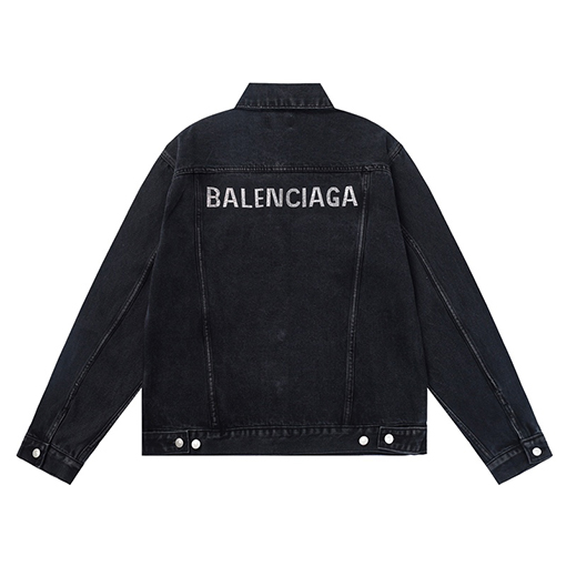 バレンシアガデニムジャケット スーパーコピー キュービック BALENCIAGAロゴ Gジャン