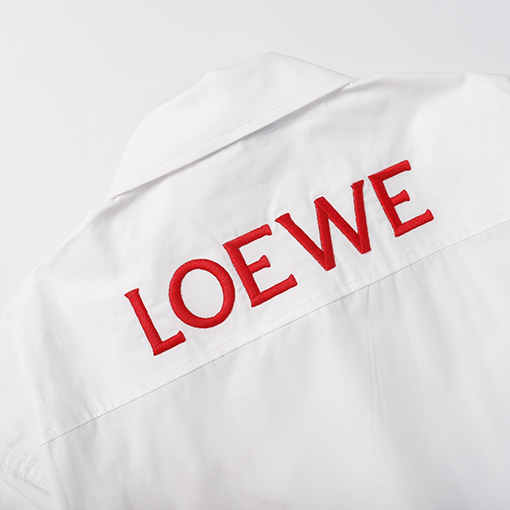 ロエベ シャツスーパーコピー    LOEWEロゴ おしゃれ シャツ