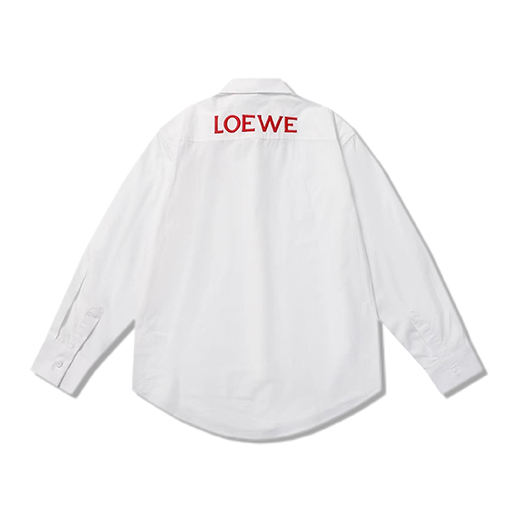 ロエベ シャツスーパーコピー    LOEWEロゴ おしゃれ シャツ