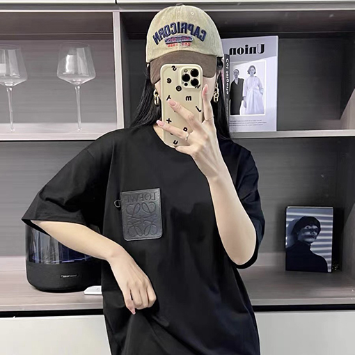 ロエベ 半袖 スーパーコピー LOEWE ロゴ半袖Tシャツ