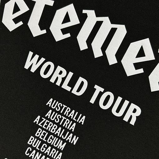 ヴェトモン 半袖Tシャツ VETEMENTS シンプルレタリング半袖