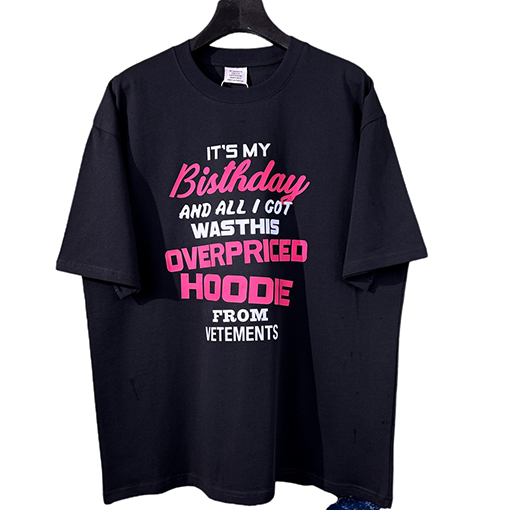 23新品!! ヴェトモン 半袖Tシャツスーパーコピー VETEMENTSロゴプリント