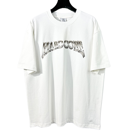 23新品!! ヴェトモン 半袖Tシャツ HARD COREロゴプリント
