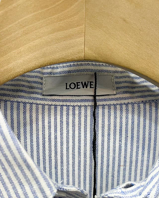 ロエベ シャツ  スーパーコピー  LOEWEポケットストライプシャツ