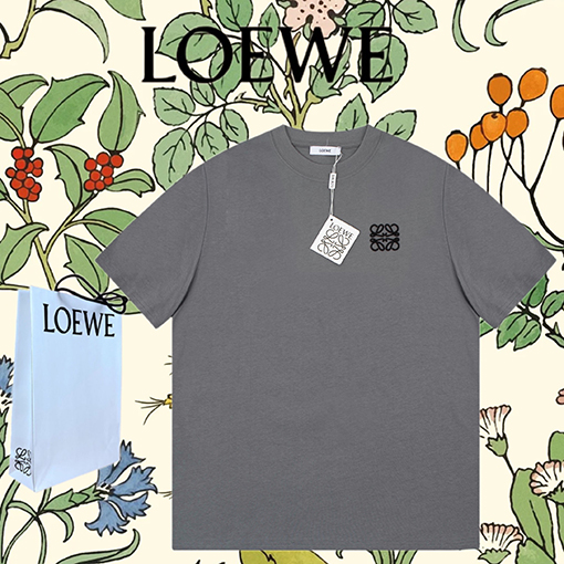 ロエベ 半袖Tシャツ LOEWEロゴ 刺繍  半袖 Tシャツの通販