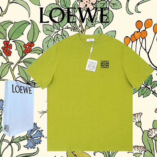 ロエベ 半袖Tシャツ LOEWEロゴ 刺繍  半袖 Tシャツの通販